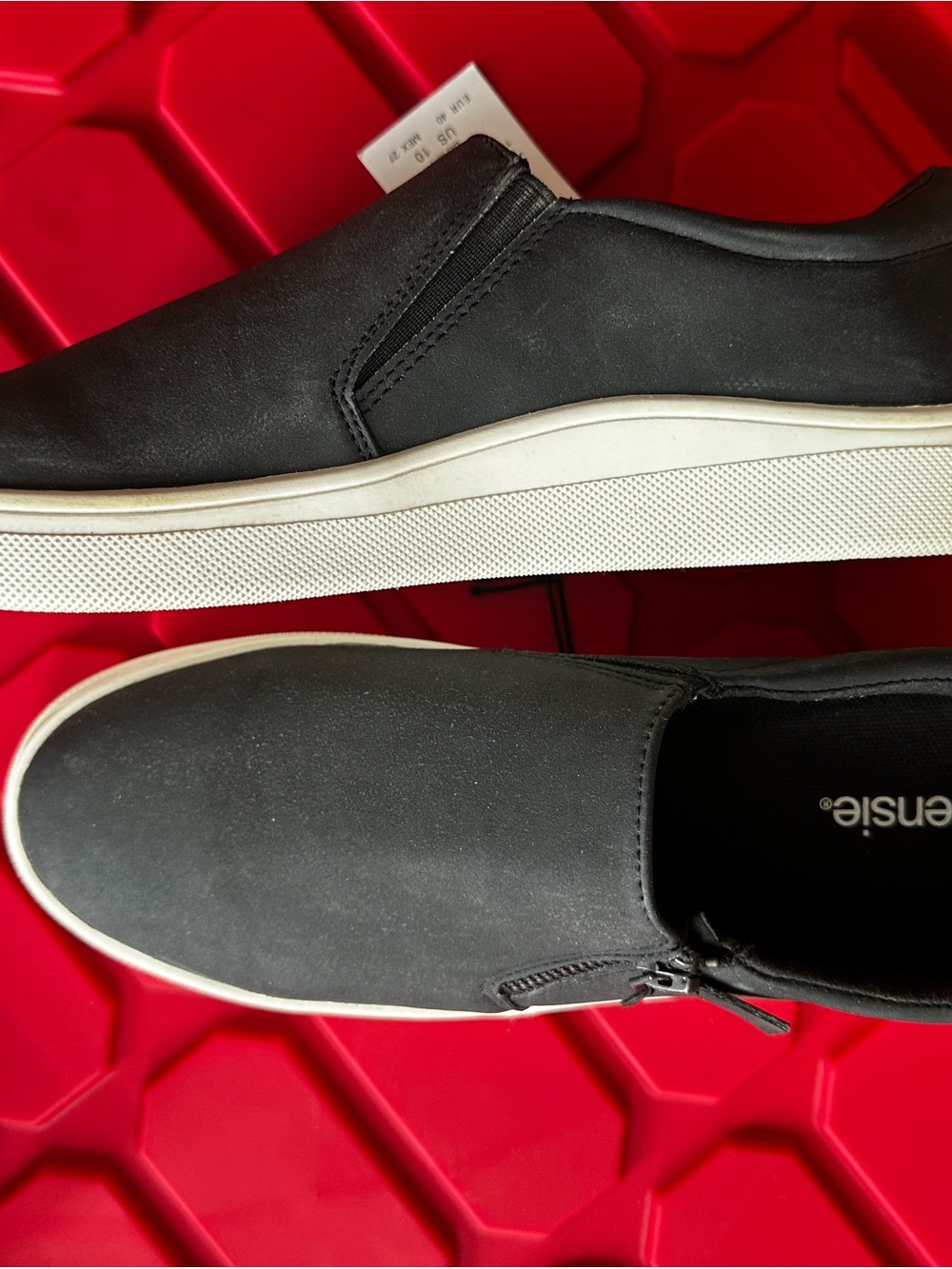 Black Slip-On Sneakers